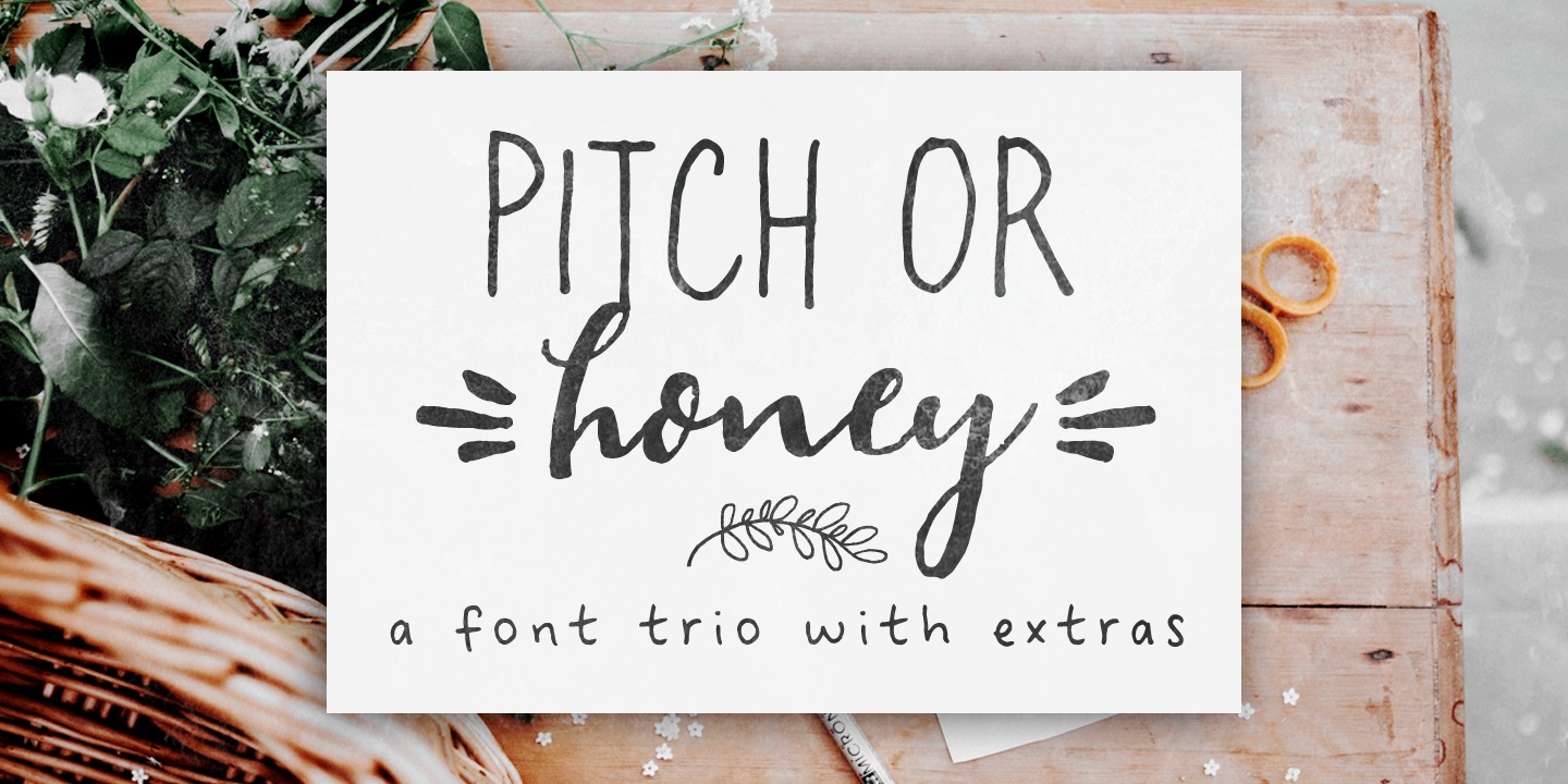 Шрифт Pitch Or Honey